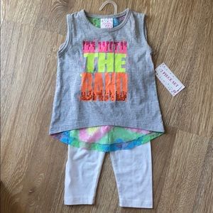 I’m With The Band Outfit tank and Capri leggings